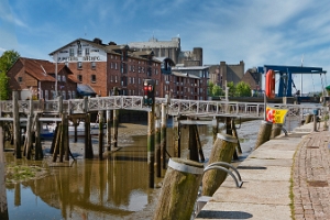 Föhr Brücke Binnehafen Husumer Au