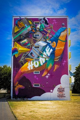 Rheinberg Reichelsiedlung Graffiti 01