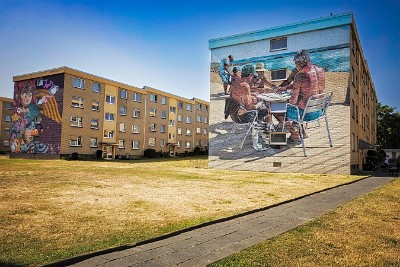 Rheinberg Reichelsiedlung Graffiti