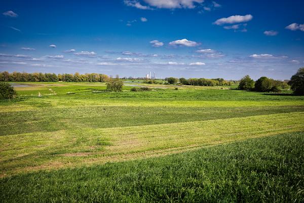 Bilck auf Kraftwerk Voerde