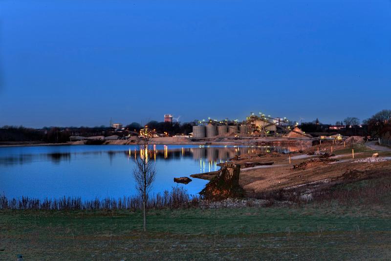 Kiesgrube Autuobahn  März 2009