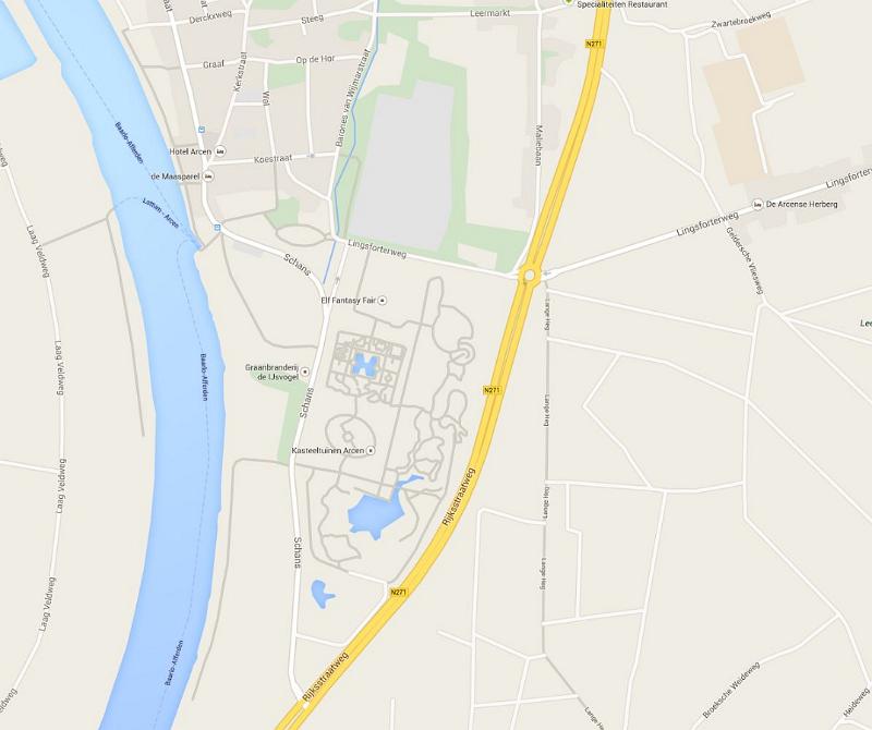 Karte Arcen